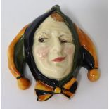 Doulton Jester wall plaque HN1611, approximately 8cm high