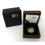 Royal Mint, Charles Darwin £2 gold proof coin, 15.93g, cased