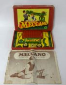 Meccano Set No O (boxed), Meccano Set No 3 (boxed) t/w Collection of Meccano in wood box with five