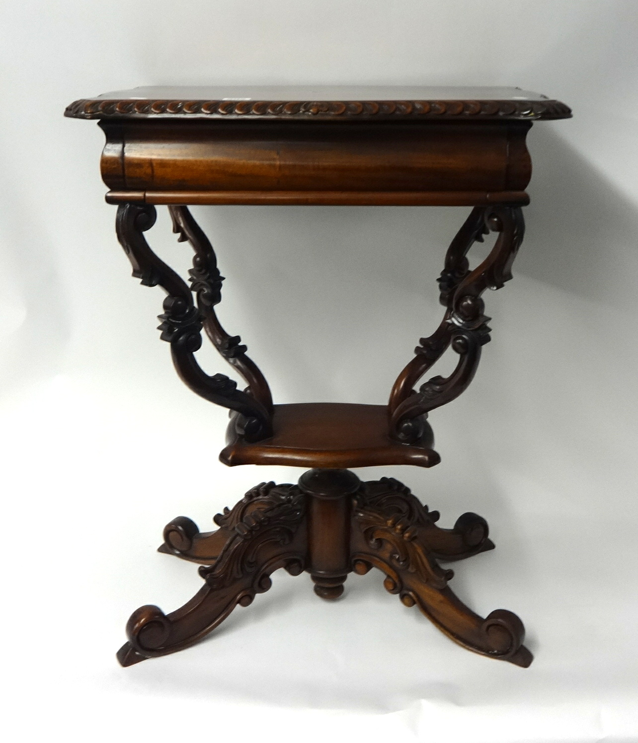 Reproduction Victorian work table,73cm