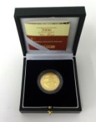 Royal Mint, £2, 22ct gold proof coin, 15.97g, cased