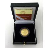 Royal Mint, £2, 22ct gold proof coin, 15.97g, cased