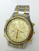 Modern Gents Citizen wrist watch, chronograph, boxed