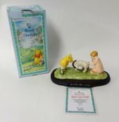 Royal Doulton Winnie the Pooh group 'Eeyore Loses a Tail' WP15, boxed