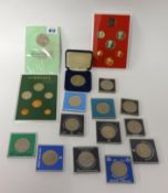 Collection of various general Commemorative crowns and coins