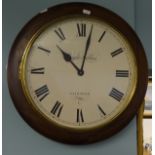 Reproduction dial clock, 43cm, Knight and Gibbins, London