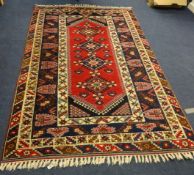 Patterned rug, Turkish, Dosmealti, 236cm x 158cm