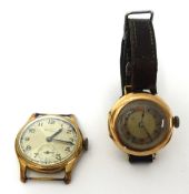 Two traditional Ladies watches including Everite and 9ct rose gold 'Red 12' watch