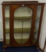 Edwardian mahogany display cabinet