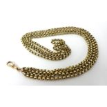 9ct gold chain, approximately 70cm long, 31.2g