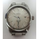 A well kept new Gents Omega Seamaster stainless steel wrist watch, with warranty card dated 2007, in