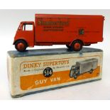 A Dinky Supertoys Guy Van No 514, Slumberland, red, boxed