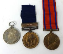 Three Metropolitan medals to Inspector J. COLLINS, including Victoria Jubilee Medals (3)