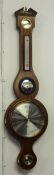A reproduction mahogany cased Cornitti five glass barometer (not working)