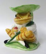 A Beatrix potter frog character jug designed by Border Fine Arts, 16cm