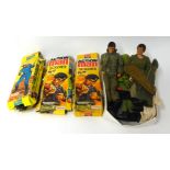 A quantity of Action Man items including boxed Soldiers with moving eagle eyes, other figures,