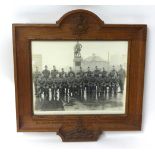 Original photograph of Officers of 23rd Drakes Battalion, Devon Home Guard, Xmas  1942, taken in