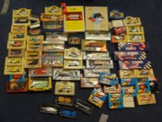 A collection diecast models including Corgi, Lledo, Matchbox, mostly boxed (70)