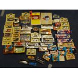 A collection diecast models including Corgi, Lledo, Matchbox, mostly boxed (70)