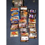 Collection of Fire Engine Diecast Models, Corgi Fire Heroes, also Corgi Fire Support Vehicles