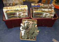 A quantity of Action Man type military figures with kit, made by Dragon Models and Did