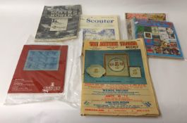 Collection of magazines and ephemera including The Scouter 1930's seven editions, Kenya 1973 World