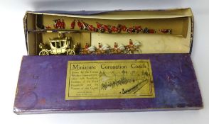 A miniature Coronation Coach by John Hill & Company, boxed