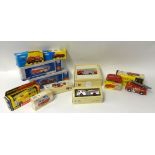 Collection of Fire Engine Diecast Models, mainly Corgi & Dinky, boxed,(approx 19), including Dinky