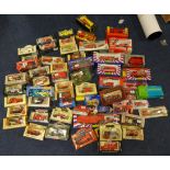 Collection of Fire Engine Diecast Models, mainly Vanguards, Yesteryear, Lledo, also Toner Game,