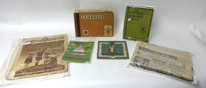 Ephemera 1924 jamboree album, 1950's jamboree newspapers, 1947 jamboree photographic album etc (5