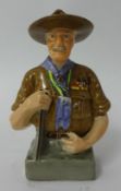 Copeland Spode bust, B-P as Chief Scout
