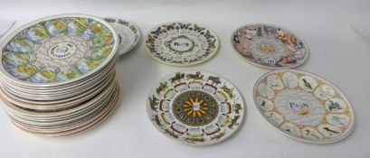 A quantity of Wedgwood collectors plates, approximately 24