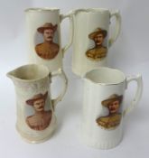 Four jugs including Col.R.S.S. B-P and Major Gen B-P (4)