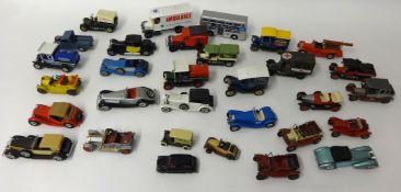 A small collection of various loose diecast models cars, including Matchbox etc (approx 20)