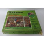 A collection of Subbuteo including table soccer, goal keepers, tournament goals etc (16)