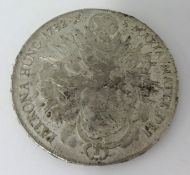 COIN Austria, Joseph II, Silver Taler, 1782, Provenance Richard Lobel