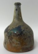 An antique Onion glass wine bottle,  20cm tall (recently discovered on a building site in Plymouth)
