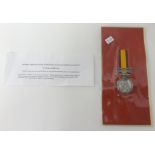 Queens South Africa Medal with Relief of Mafeking and Rhodesia claps awarded to 776 Trooper Carr N.