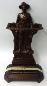Cast iron umbrella stand showing B-P full height