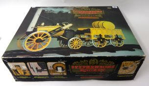 A Hornby Stephenson's Rocket Real Steam Train Set, boxed