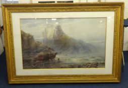 WILLIAM HENRY PIKE (1846-1908) 'Salvaging the Wreck', watercolour, signed and dated 1882 lower left,