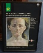 LISA STOKES a poster from the National Portrait Gallery Exhibition 1994, 'Self Portrait' by Lisa