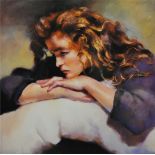 ROBERT LENKIEWICZ (1941-2002) 'Study of Lisa' signed limited edition print, no 224/750 with