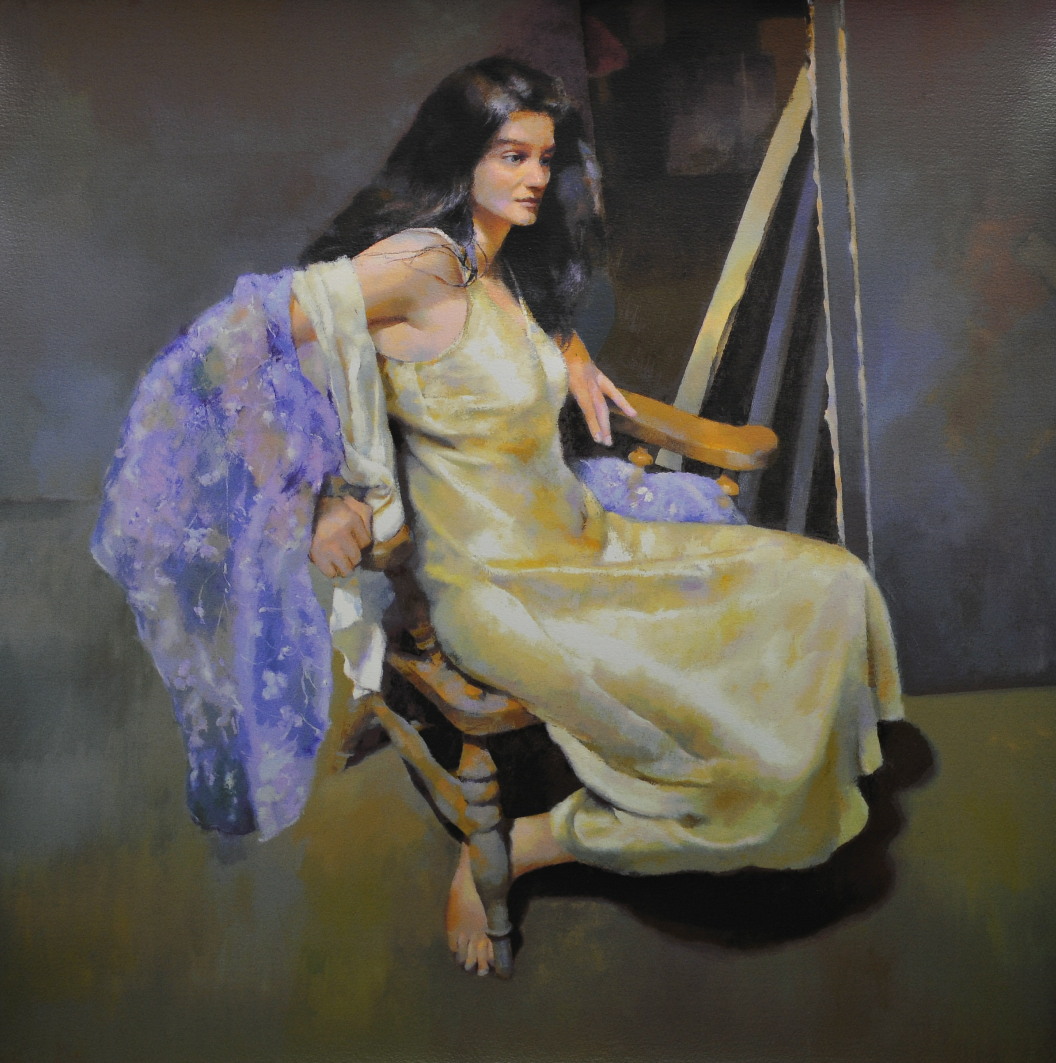 ROBERT LENKIEWICZ (1941-2002) 'Esther Seated' signed limited edition print, no 55/475 with