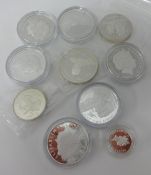 COINS Royal Mint silver coins, collection 0f Royal Navy silver crowns including Mountbatten also