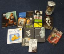 ROLLING STONES COLLECTION Keith Richards collection including novelty figure, books, CD's, albums,