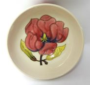 W Moorcroft a modern bowl decorated with flowers, 16cm diameter