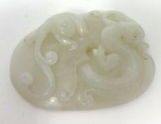 A white Jade pendant