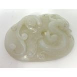 A white Jade pendant