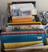 A collection of Plymouth Maritime History, various books and memorabilia, also photographs etc